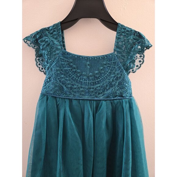 NWT Kensie Girl Teal Green Midi Dress - Size 16 - Picture 1 of 6
